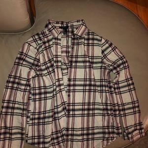 Super cute plaid shirt from forever 21